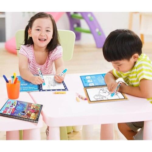 Hot Sale Magic Water Drawing Book Coloring Doodle & Magic Pen Drawing Toys Early Education For Kids Birthday Gift