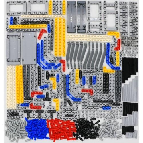 Technic Parts sets Bricks Bulk Arm Studless Beam Axle Connector Truck Crane Pin Panel Fat Mix MOC Building Blocks Toys for kids