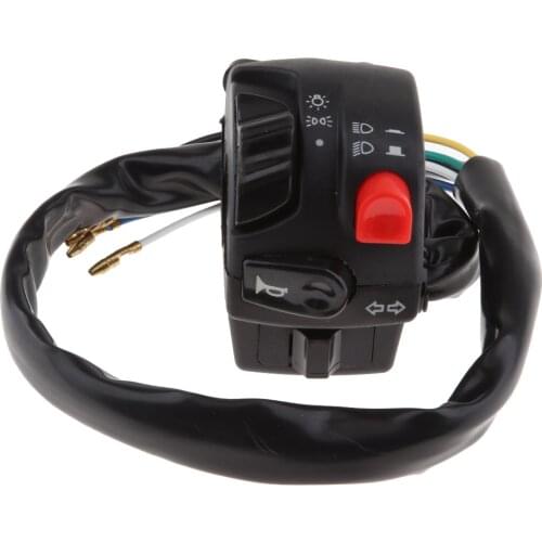 LH Handlebar Starter/Kill Switch, 7/8 inch 22mm Motorcycle Push Button ON/OFF Switch for Honda Motorcycle Scooter