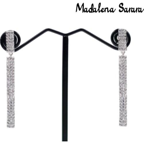 MADALENA SARARA 2021 Fashion Spring Irregular Personality Dangle Women Copper Earrings MD-0005247