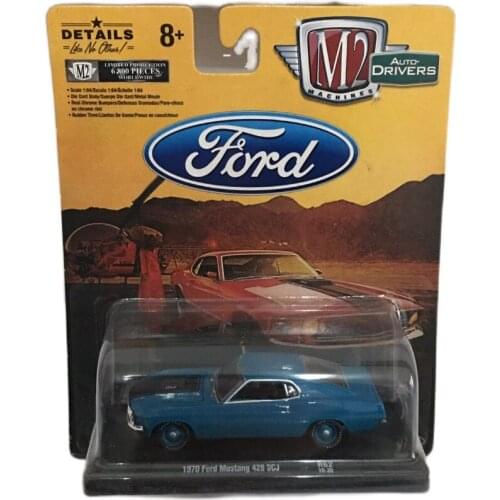 M2 1/64 Ford Mustang 428 Daytona Diecast Collection of Die-casting Simulation Alloy Model Car Children Toys