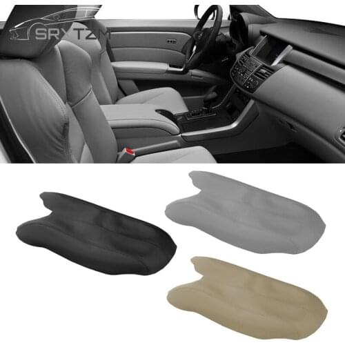 Car Microfiber Leather Center Control Armrest Box Cover Sticker Trim For Acura RDX 2007 2008 2009 2010 2011 2012