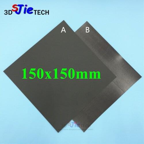 Square 150x150mm New Magnetic Print Bed Tape Print Sticker Build Plate Tape FlexPlate DIY TEVO Michelangelo 3D printer
