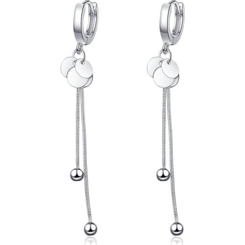 New 925 Sterling Silver Earrings Simple Flow Comb Small Hoop Woman Charm Jewelry Gift