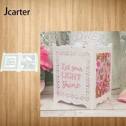 2021 New Design Metal Cutting Dies Flowers Frame Craft for Scrapbooking Handmade Knife Mould Blade Punch Stencils Dies Cut Model