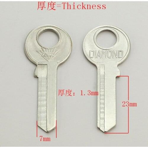A157 Wholesale Locksmith Keymother Brass House Home Door Blank Empty Key Blanks Keys 25 pieces/lot