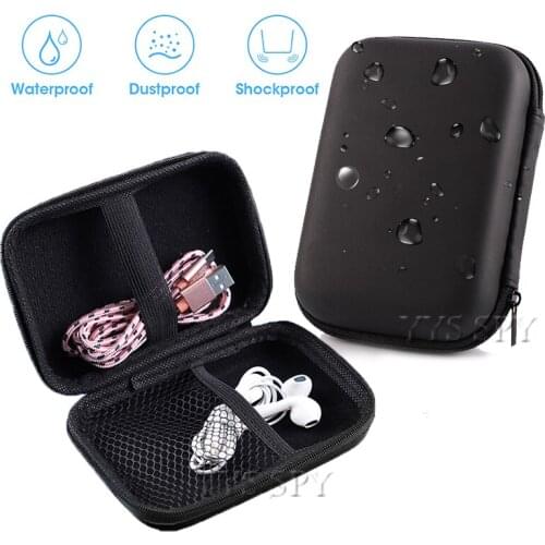 Portable Hard Case Bag Cover for Mini Camera DV Earbuds Bluetooth Headphone USB Cable Small Camera Espia Secret Cam Accessories