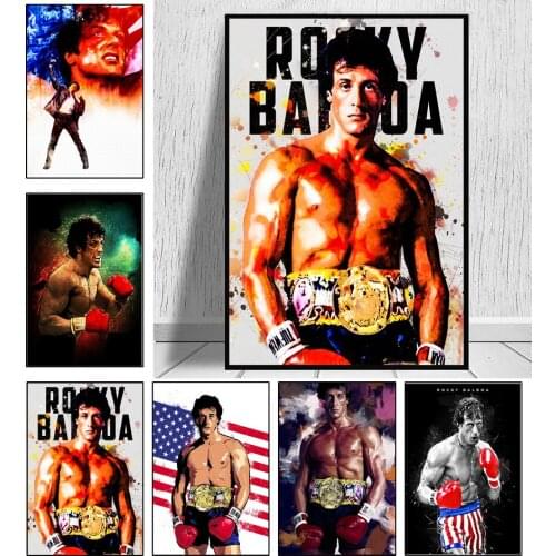Boxing Bodybuilding Fitness Poster Painting Prints HD Pictures Printed on Canvas Used for Room Home Aesthetics Decor Wall Art