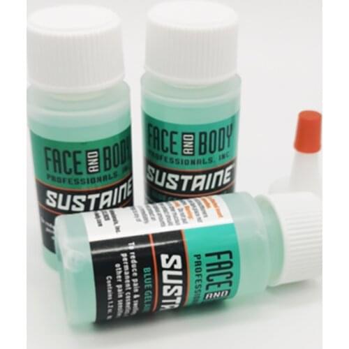 1.2OZ Professional Sustaine FACE AND BODY Blue Gel Semi Permanent Makeup Eyebrow Lip Eyeliner Sustaine Blue Assitance Care Gel