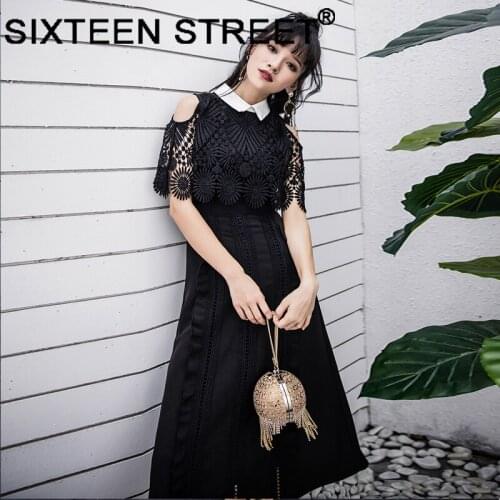 Черные летние платья SIXTEEN STREET China At AliExpress