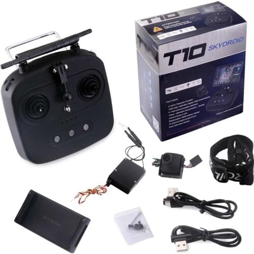 Skydroid T10 Remote Control Mini Camera 10km Digital Map Transmission Remote Control Camera 4-in-1 Plant Protection
