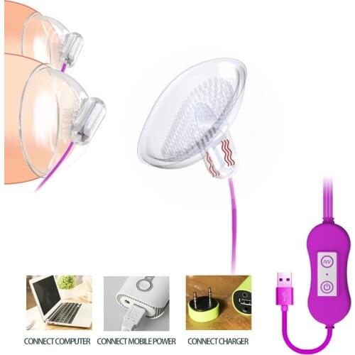 Nipple Breast Vibe Breast-pumping Cunnilingus USB Power Supply Breast-tipping Mimi Massager Stimulating Chest Suck for Women
