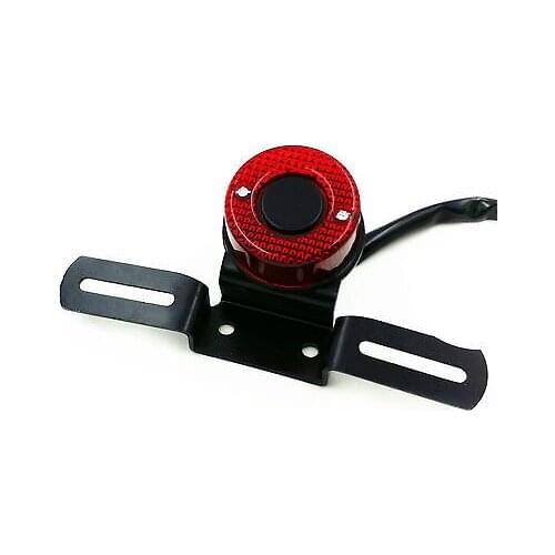 Custom Motorcycle Brake Stop Tail Light License Plate Bracket Holder Cafe XL FL