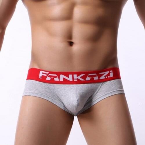 Sexy Men Underwear Cotton Boxers Shorts Man Breathable Panties Low Waist U Convex Pouch Underpants Cueca masculina ropa S-XL