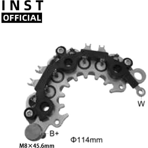 ALTERNATOR GENERATORS RECTIFIER BRIDGE FOR HI11412 L160G-53201 LR160-732 RH-65