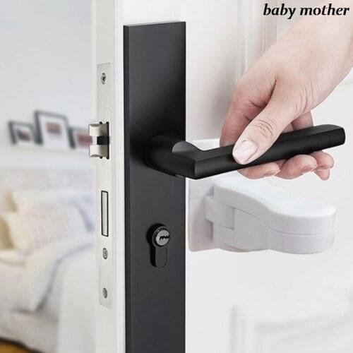 Door Lever Lock for Home Universal Professional Children Kids Safety Doors Handle Locks Baby Anti-open Protection Device
