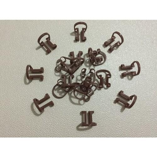 100pcs/Bag Cotton Roll Holder Disposable Clip for Dental Clinic