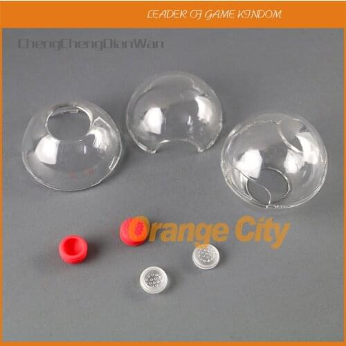 6 in 1 set Transparent Crystal Cover Case for Nintendos Switch NS Poke Ball Plus Controller Pokeball with 4pcs silicone cap