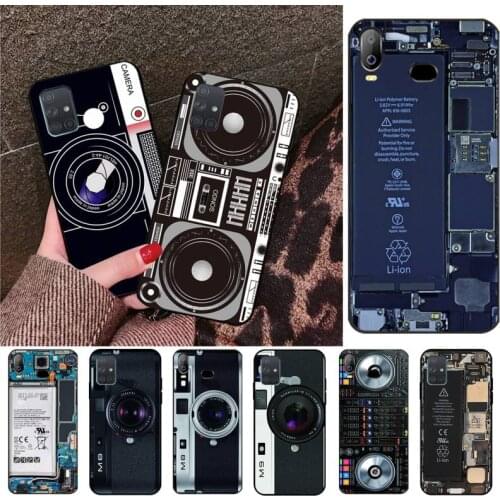Camera Battery Calculator Phone Case For Samsung Galaxy A21S A01 A11 A31 A81 A10 A20E A30 A40 A50 A70 A80 A71 A51