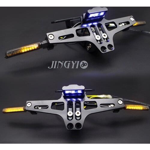 CNC Motorcycle Accessories For clignotant moto led dt 125 msx 125 support de plaque moto universel benelli tnt 125 for honda dio