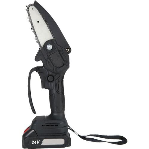 21V 4 Inch Cordless Chainsaw Brushless Pruning Saw Rechargeable One-handed Garden Wood Cutter Tree Trimmer 2 Battery EU/US Plug