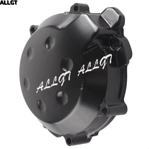 Black Aluminum Engine Stator Cover Crankcase Crank Case Protector fit for Kawasaki Ninja ZX14 2008 2009 2010 2011
