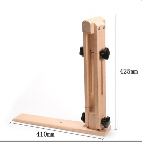 DIY Wood Clamp Leather Stitching Lacing Horse Sewing Adjustable Clamp Leather Table Desktop Sewing Tools Hand Tool Set Crafts