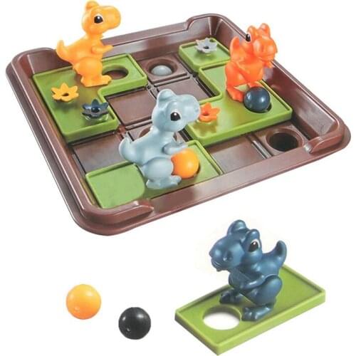 Dinosaur Chess Board Moving Toys Interactive Competition Logic Reasoning Training Fun Board Game Toys for Dropshipping
