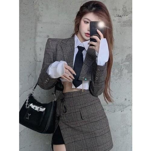 Женские костюмы с юбкой Gothiscyn China At AliExpress