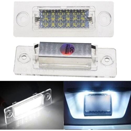 2 PCS LED Pour VW Touran Golf Jetta MK5 Cimousint Plaque D'immatriculation Lampe de Plaque D'immatriculation De Voiture Lumières