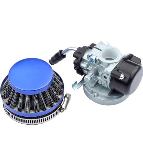 Motorcycle Carburetor Carb With Air Filter For 49cc 50cc 80cc two stroke engine Moped Scooter Mini Moto Racing Pit Dirt Bike
