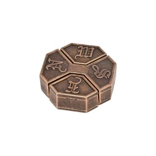 Classic Rotating Puzzle Mind Metal Brain Teaser Puzzles Game