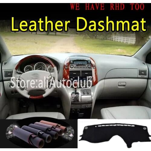 For Toyota Sienna G2 2004 2005 2006 2007 2008 2010 Leather Dashmat Dashboard Cover Dash Mat Sunshade Carpet Car Styling Pad Auto