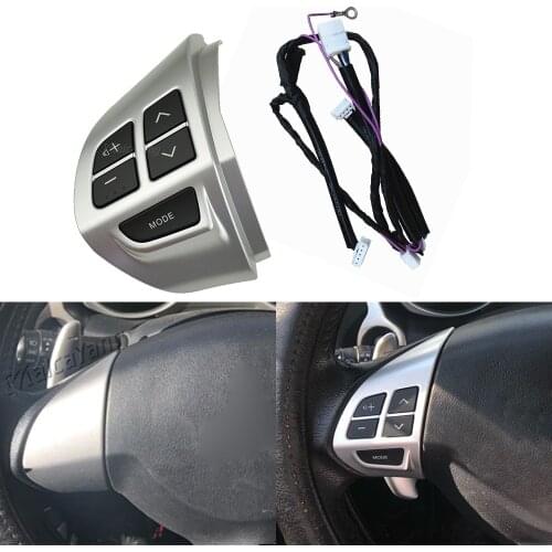 Left Steering Wheel Switch Audio Radio Control Button 8701A087 For Mitsubishi ASX Pajero Montero Sport L200 Outlander XL