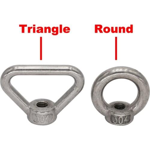 M3 M4 M5 M6 M8 M10 304 Stainless Steel 304SS DIN582 Female Thread Round Ring Lifting Eye Nut