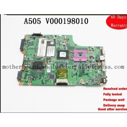 Placa Mae For TOSHIBA MOTHERBOARD GM45 SATELLITE A505 SERIES System Main Board V000198010