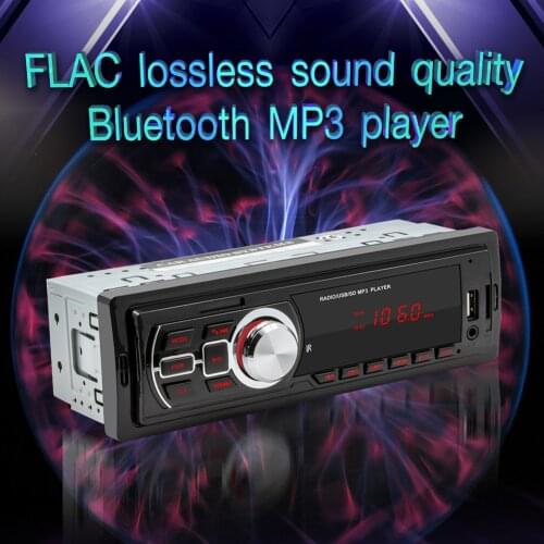 Alloet 5208E/5209E Single 1 DIN Car Radio Bluetooth AUX-in TF Card U Disk Auto Stereo Multimedia Audio MP3 Player Head Unit