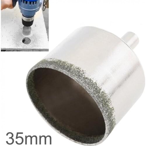 Diamond Coated Drill Bit Set Diamond Tools Hole Saw Use for Glass Ceramic Marble Tile Granite DIY Tool Accessories 26-40mm