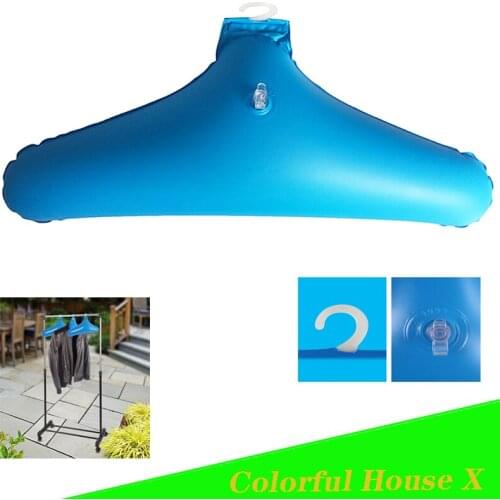 Inflatable Hanger Outdoor Travel Portable Drying Rack Environmental Protection Pvc Foldable Non-Slip Household Commodities Blue