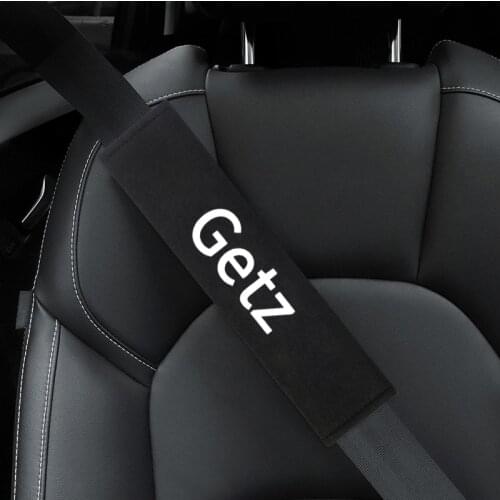 2pcs Car Seat Belt Pads Seat Shoulder Strap Pad Cushion Cover for hyundai Getz Tucson Solaris I30 Creta Ix35 Accessories