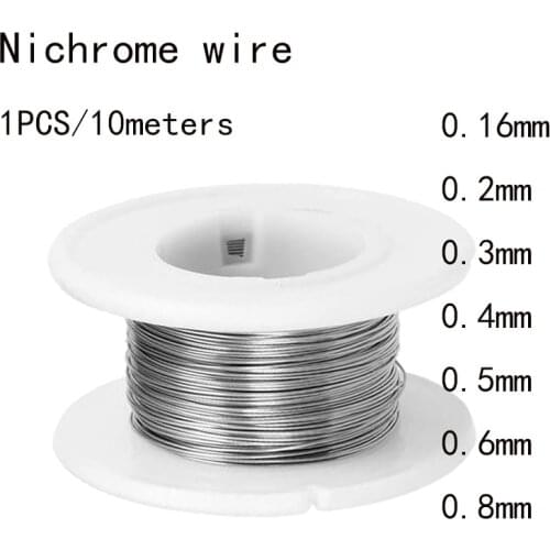 1PCS/30meters Nichrome wire Diameter 0.2mm-0.6mm A1 Heating wire Resistance wire Alloy heating yarn Mentos