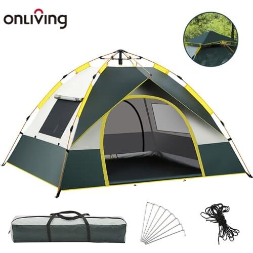 ONLIVING Ultralight Automatic Tent Instant Setup Protable Foldable Waterproof Tent Sun Shelter for Travel Camping Outdoor Hiking