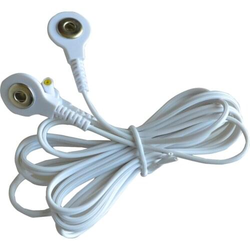 50Pcs/Lot Replacement Connect Cables 2.35mm Plug Electrode Lead Wires For TENS 7000 And TENS Electronic Therapy Machines