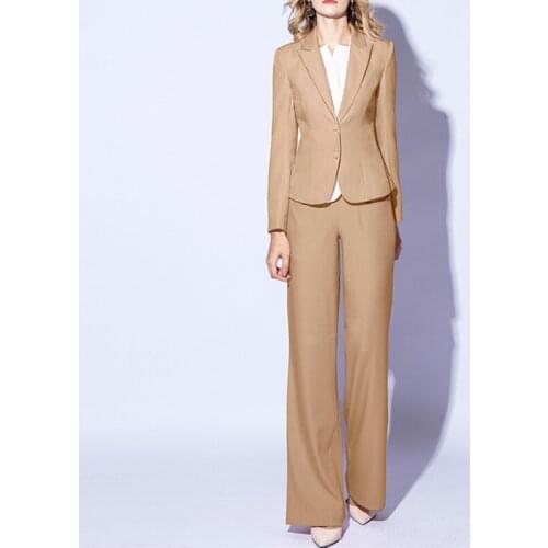 Womens Office Suit Loose Single Breasted Pantsuit Ladies Clothes Fashion 2 Piece Set Suit Jacket Pants Female Women Blazers Set