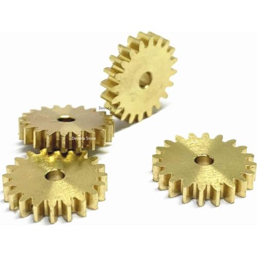0.5M 20T 22T 24T Thickness-2mm copper small gear HOLE 1.98 2.02mm