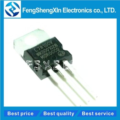 10pcs/lot New L7810CV TO-220 L7810 7810 Voltage regulator