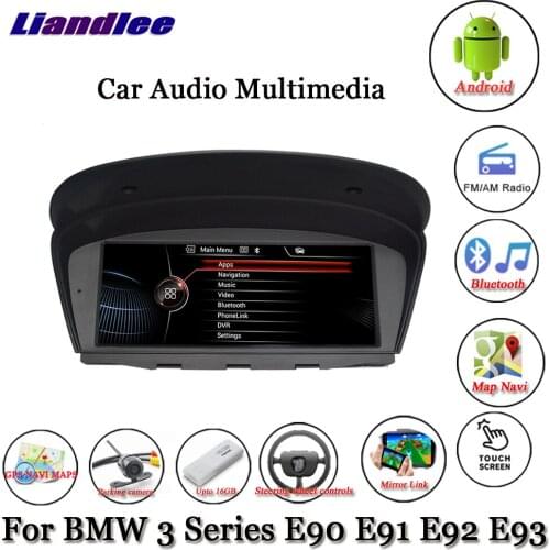 For BMW 3 Series E90/E91/E92/E93 2003-2010 Android Player Multimedia System Carplay Androidauto GPS Navigation 8.8" HD Screen