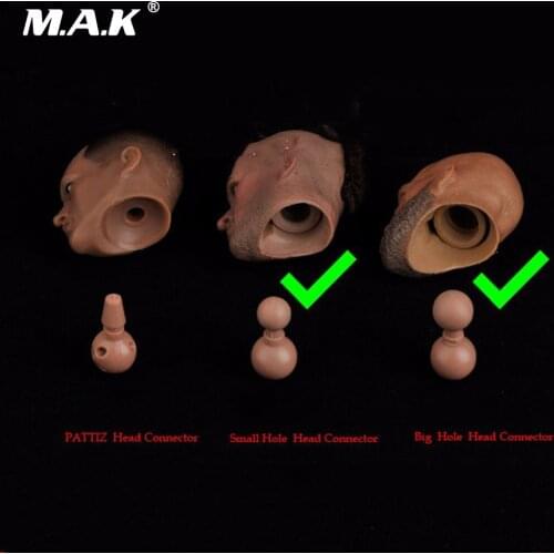 1:6 Scale Action Figure Accessories Head Neck Connector & Solid Shoe Connector for 12" Figure Body Toys
