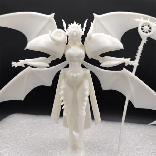 Original 3D Printing Digimon Adventure Ophanimon Resin Figure Toys Unpainted Model Royal Knight Desk Decor Display Custom-Made