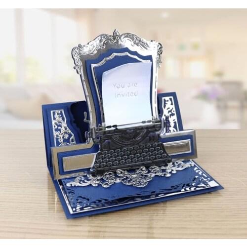 KLJUYP Typewriter Metal Cutting Dies Scrapbook Paper Craft Decoration dies scrapbooking